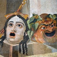 Römische Theatermasken