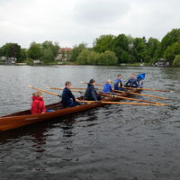 Frösteln auf dem Kleinen Wannsee