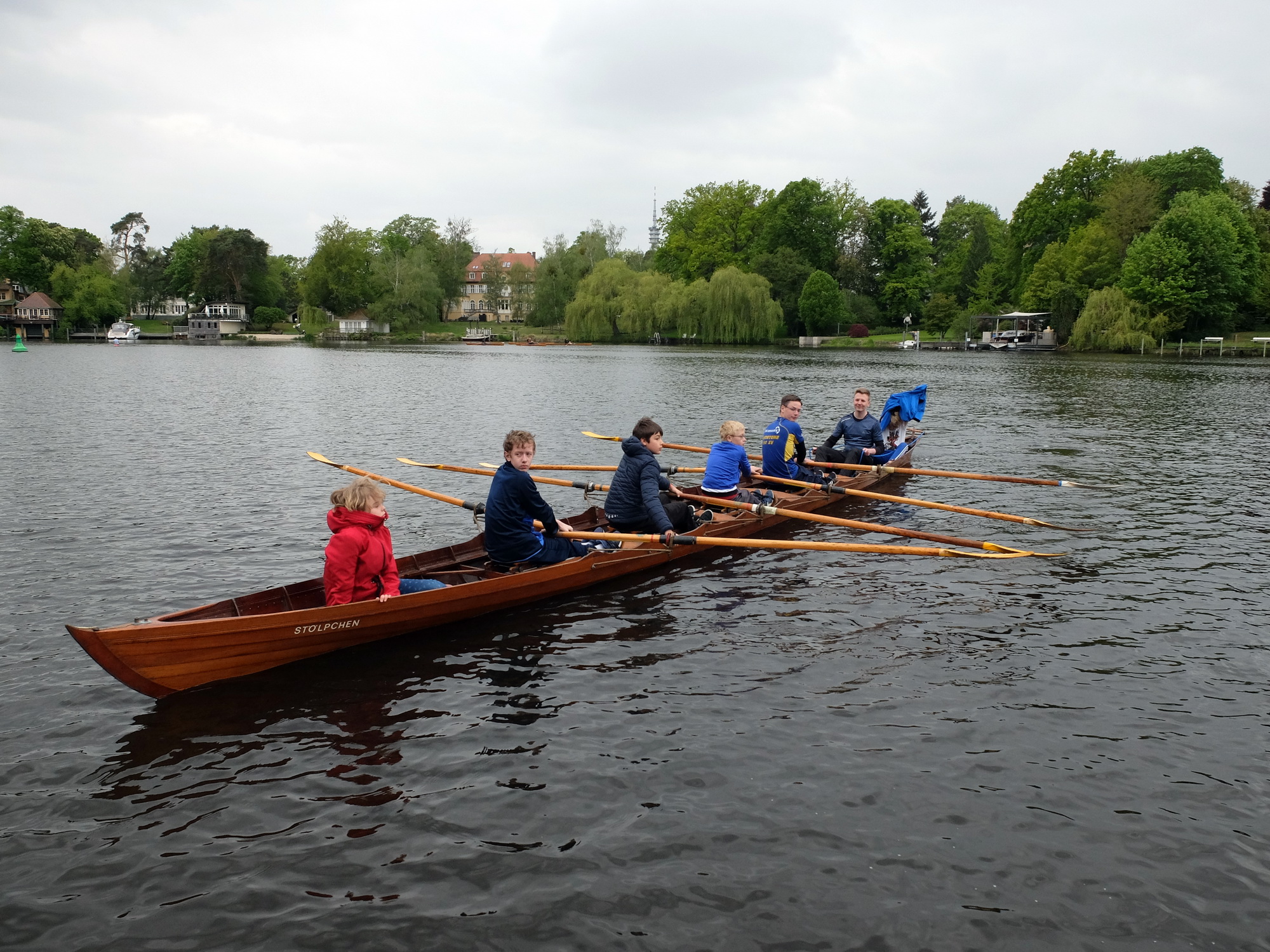 Frösteln auf dem Kleinen Wannsee